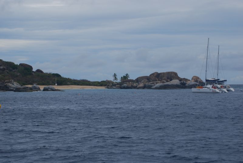 The first and main beach we visited and snorkeled.